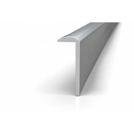 Brunner Aluminum Edging Trim 1-1/2" x 1/2" 6 Feet Silver Luster G668 SL6