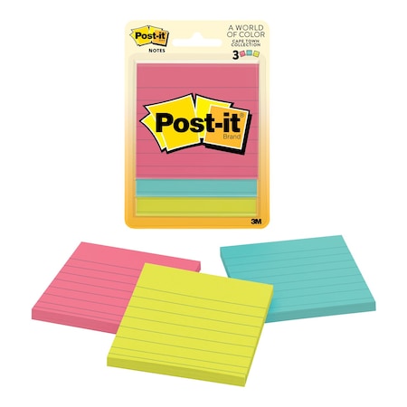 Post-It Post-it 3 in. W X 3 in. L Assorted Sticky Notes 3 pad, PK3 6301