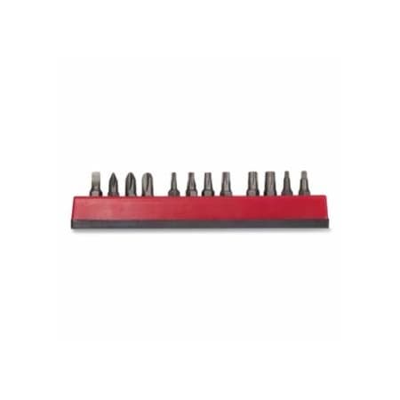 Mayhew 12-Pc Insert Bit Set, Assorted, Includes Slotted, Phillips, Torx, and Square Recess 479-18002