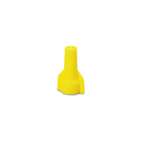 Gb WingGard Wire Connector, 22 to 10 AWG, Steel Contact, Thermoplastic Housing, Yellow, 6PK 19-084