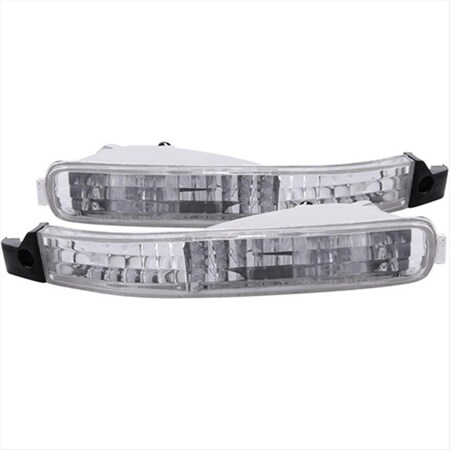 Strike3 511007 Honda Accord 92-93 Parking Signal Lights, Chrome Clear ST352054