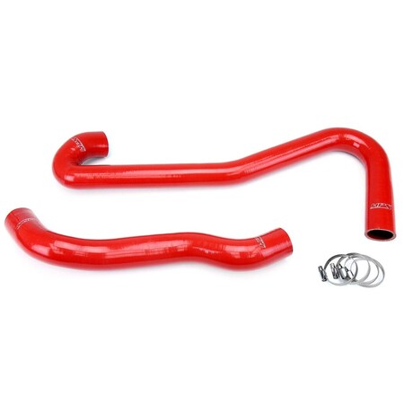Hps Performance High Temp Reinforced Silicone Radiator Coolant Hose Kit, Red,  57-1460-RED