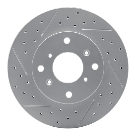 Dynamic Friction Co DFC Geoperformance Rotor - Drilled and Slotted 830-59023L