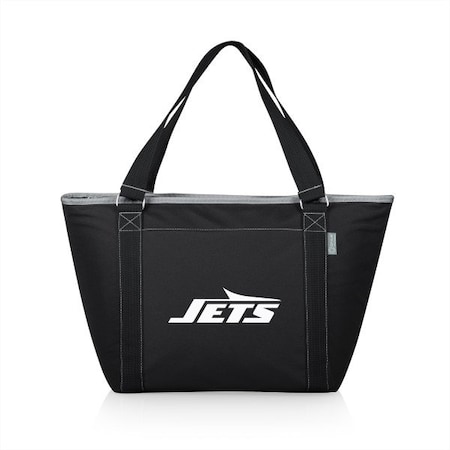 Picnic Time Family Of Brands New York Jets - Topanga Cooler Tote Bag, (Black) 619-00-175-224-2