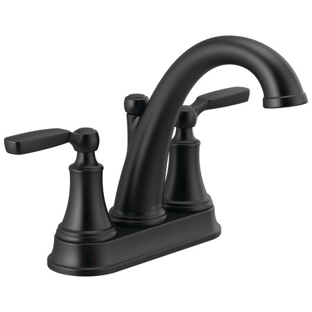 Delta Woodhurst Two Handle Centerset Bathroom Faucet 2532LF-BLMPU