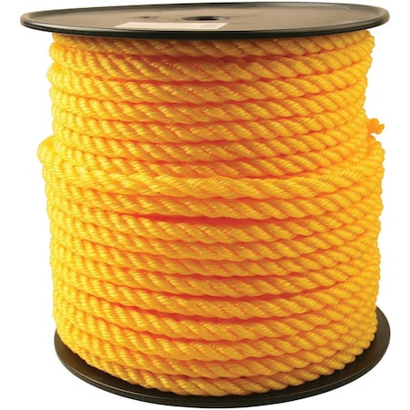 Do It Best 1/2''x200 ' Yellow Twisted Polypropylene Rope 700227