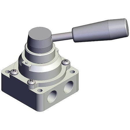 Smc Hand Valve, VH, Two-Position, 90 mm VH202-N02