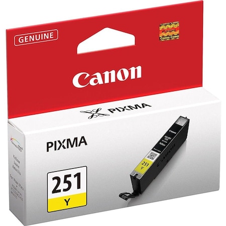 Canon CLI251 Yellow Inkjet Cartridge 6516B001