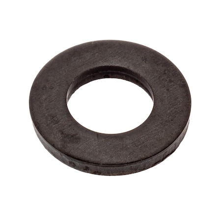 Zoro Select Flat Washer, For Screw Size M18 , Steel Black Oxide Finish Z8858