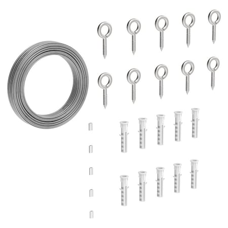 National Hardware Garden Trellis Hardware Kit, Aluminum/Plastic/Stainless Steel, Multi-Color N900-012