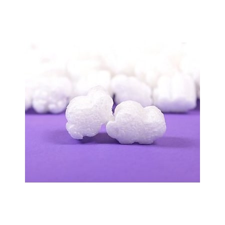 Bubblefast FunPak Puffy Clouds Packing Peanuts Plant Based Biodegradable Compostable 1.5 cu ft Bag FP 1.5-Puffy Clouds