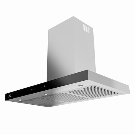 Anzzi 36-Inch 600 CFM 3-Speed Stainless Steel Wall Mount Convertible Residential Range Hood RH-AZ0190PSS