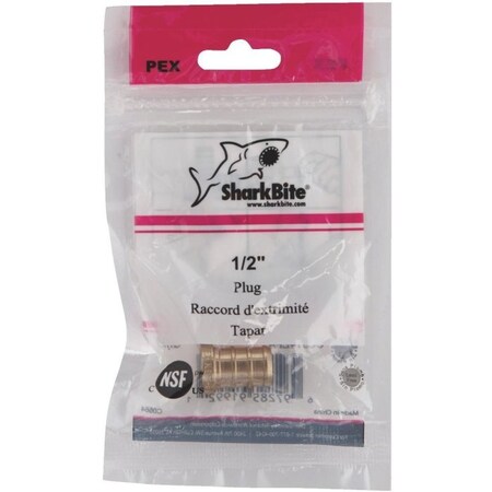 Cash Acme / Sharkbite PEX PLUG 1/2 RT LF BAG UC514LFA