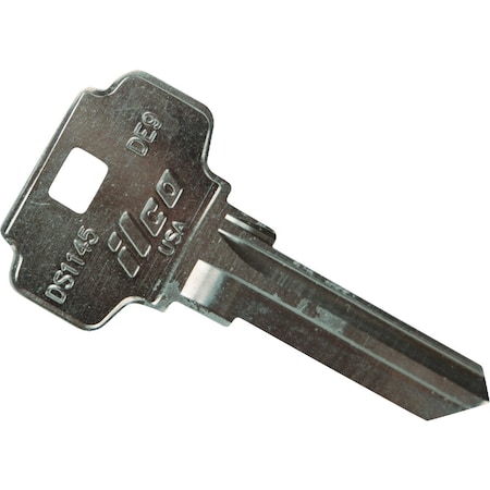 Ilco Dexter Nickel Plated House Key DE9 / DS1145, 10PK IAL00000772