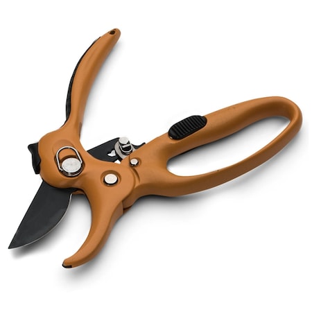Kings County Tools Ratchet Anvil Pruning Shears for Gardening 5 in Heavy Duty Ratcheting Garden Shears Clippers GW18A09-03