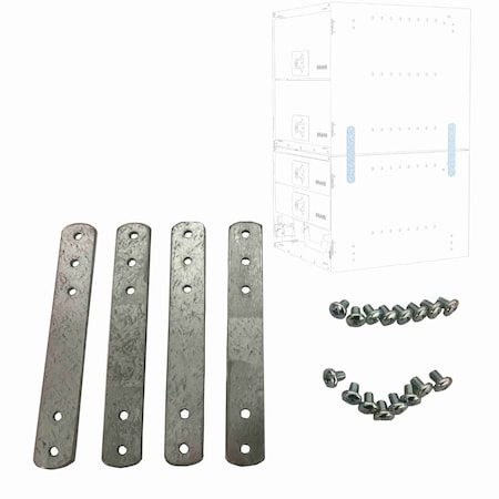 Rolacase MULTI PURPOSE HOLDER Used To Connect  Storage Cabinets Vertically With Screws Set Of 4 RCJNR/C