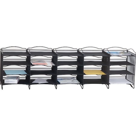 Safco Onyx Mail Sorter 7770BL