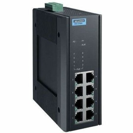 Advantech 8GE PoE Ind. Unmanaged Switch EKI-2708G-PI-A