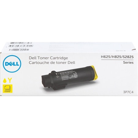 Dell Original High Yield Laser Toner Cartridge - Yellow - 1 Each - 2500 Pages 3P7C4