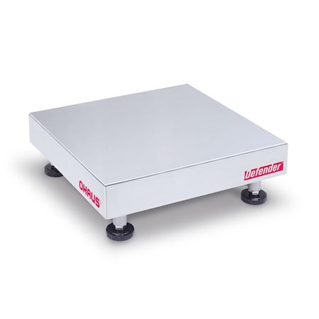 Ohaus 100 lbs Defender 5000 W Series Base, 12 x 12 in. 30419636