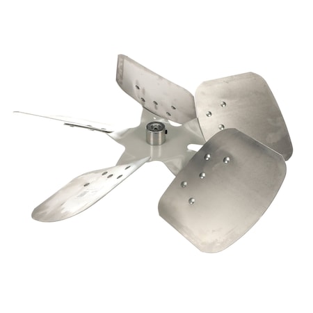 Heatcraft Fan Blade, 18in, 1/2in Bore, 34 Degree Pitch, 5 Blade 2291836