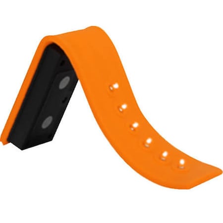 Mobile Ops Magnetic Silicone Orange 6 LED Flex ORANGE Flashlight 3 Functions Handsfree 42640