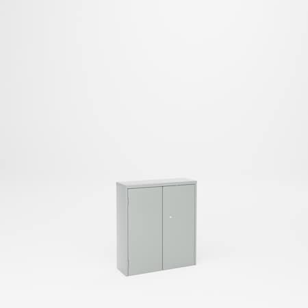 Pucel Wall Mount Cabinet, 26.5 in W x 30 in H x 9 in D, Gray WBC-2630-3