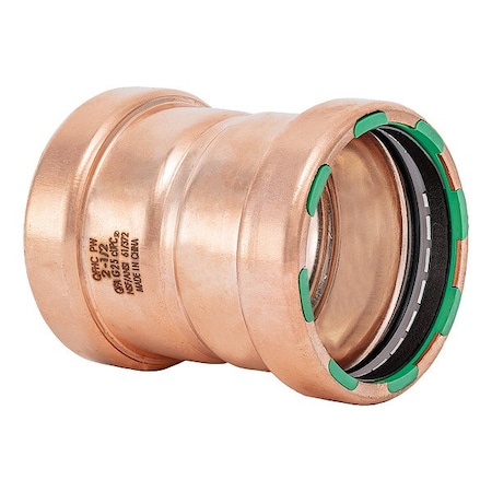 Quickfitting Surepress Crimp Coupling, 2 1/2"Sz, 2 5/8" dia. SPWC77R