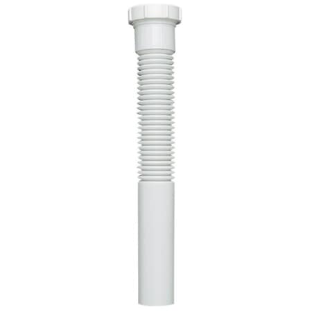 Plumb Pak Pipe Extension Tube, 1-1/2 in, 12 in L, Slip Joint, Polypropylene, White PP812-6