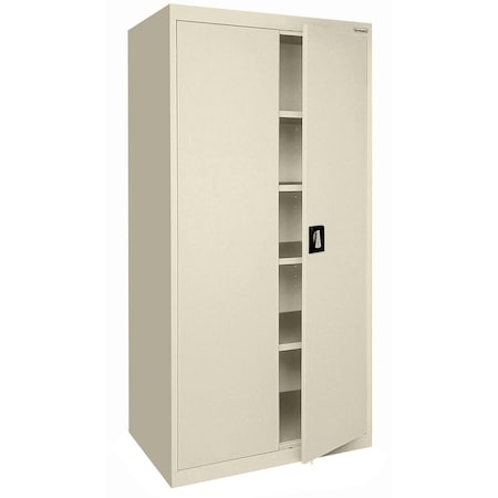 Sandusky Lee Heavy Duty Welded Steel Storage Cabinet, 36x24x72, Putty EA4R362472-07