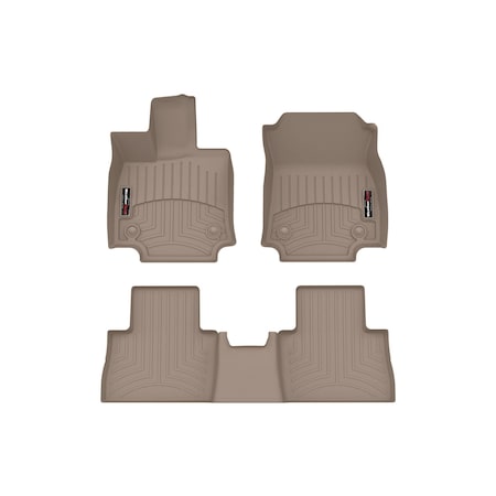 Weathertech Tan, Front and Rear Floorliners 451730-1-2