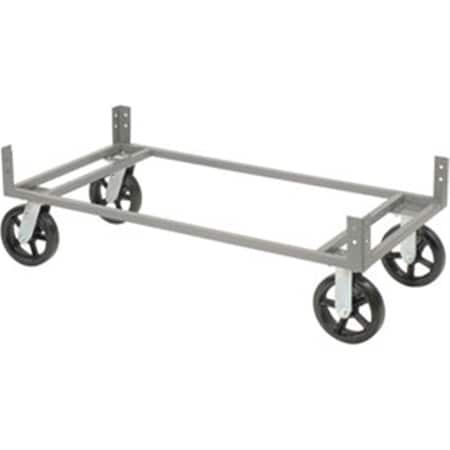 Cromo 48 x 24 in. Gray Dolly Base CR2974337