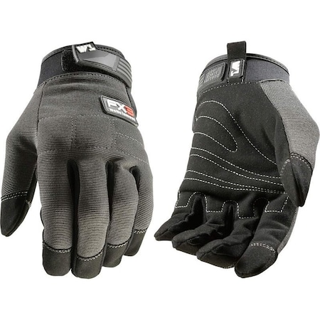 Wells Lamont FX3 All-Purpose Work Gloves, Men's, XL, Adjustable Cuff 7850XL