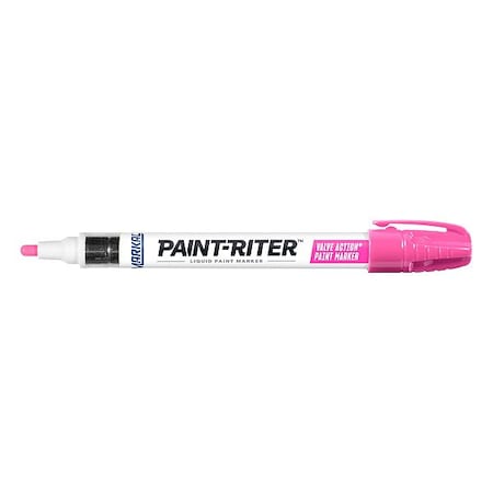 Markal Paint Marker, Medium Tip, Fluorescent Pink Color Family, Paint 97053