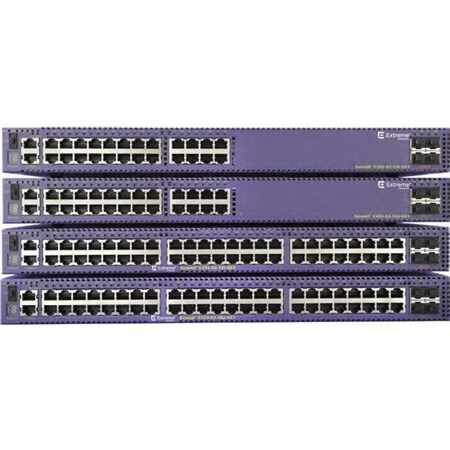 Extreme Networks SUMMIT X450-G2 24 10/100/1000BASE-T POE+ 4 10GBASE-X UNPOPULATED SFP+ TWO 21GB S 16177