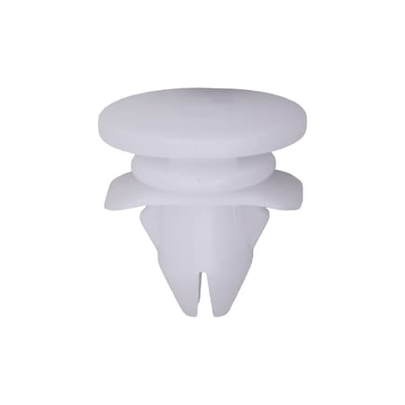 Auveco Volvo Exterior Moulding Clip, White Nylon, 25PK 21784
