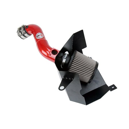 Hps Performance Air Intake Kit with Heat Shield, Red, 827-599R