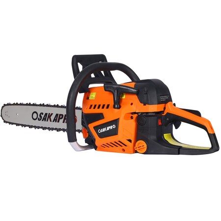 Wrightmaster 20-inch 52cc Gasoline Chainsaw for Wood Cutting, Tree Felling, and Firewood - 2-Cycle EPA Compliant ZR-W46542534