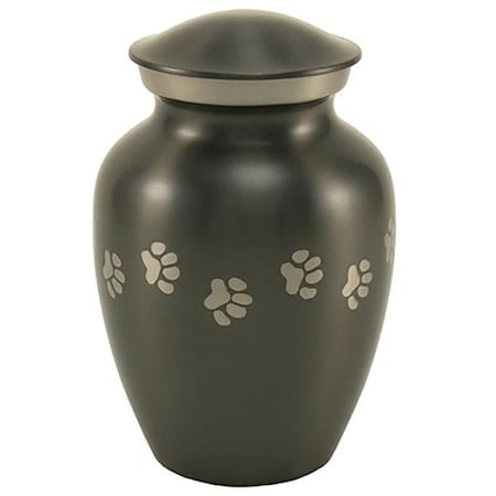 Jorgensen Laboratories Jorvet Classic Paw Slate Urn, Small J0316PSS