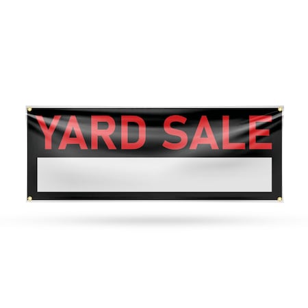 Signmission Yard Sale, 18 Inch x 48 Inch, Vinyl Banner B-30949