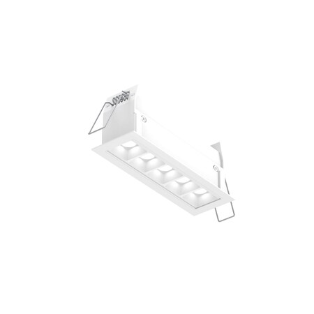 Dals Pinpoint Series 5 Light Microspot LED Recessed Down Light, White MSL5-CC-AWH