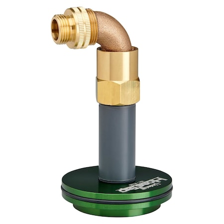 Underhill HoseTap with HS-101 Brass Swivel And A-BA107FM 3/4''MHTx1''FHT Adapter. HN-R150S