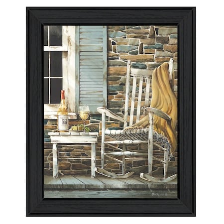 Homeroots Reflecting Time Black Framed Print Wall Art 407393