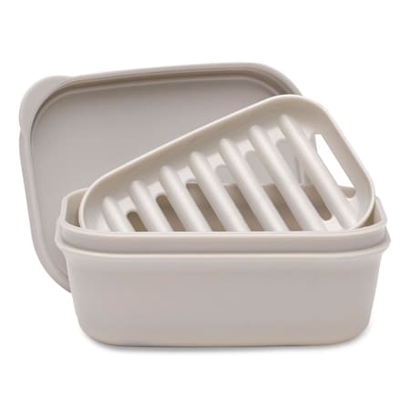 Excello Global Products Travel Soap Box, Light Gray  SPLS-TRVL-0010