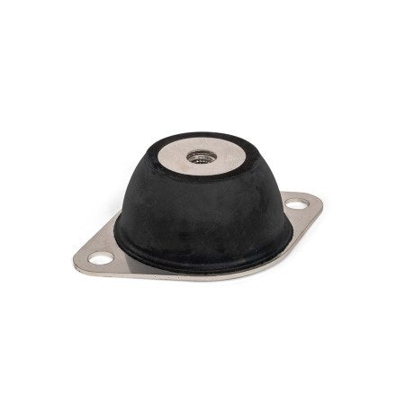 J.W. Winco Flange-Mount Vibration Damper, 151 mm L 148.3-58-M10-A-60-N