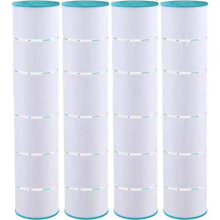Hurricane Premium Pool Filter Cartridge - Replacement for Pleatco PJAN145, Unicel C-7482, 4PK HF7482-04