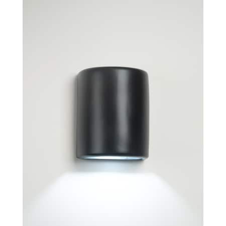 Luxury Lighting Gilly 10 in Tall Ceramic Outdoor Wall Light, Matte Black Paint Finish, 2PK (2) 101-00-MBP-ud-7