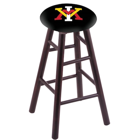 Holland Bar Stool Co Maple Counter Stool, Cherry Finish, Virginia Military Institute Seat RC24MSDC