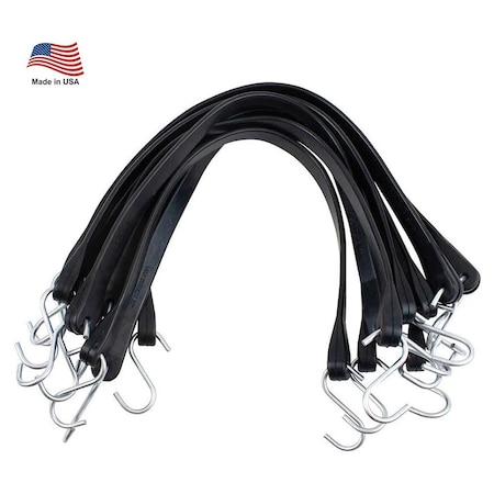 Mytee Products Mytee Products 31in EPDM Tarp Rubber Bungee Straps -50 Pack RS-31-US