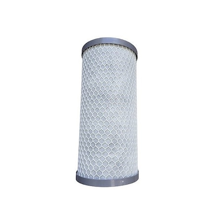 Zoro Select Woven Filter Cartridge, 2 gpm, 5 Micron, 4-5/8" O.D., 9 3/4 in H 255677-75